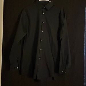 Men's Slim Fit J.Ferrar Black button up